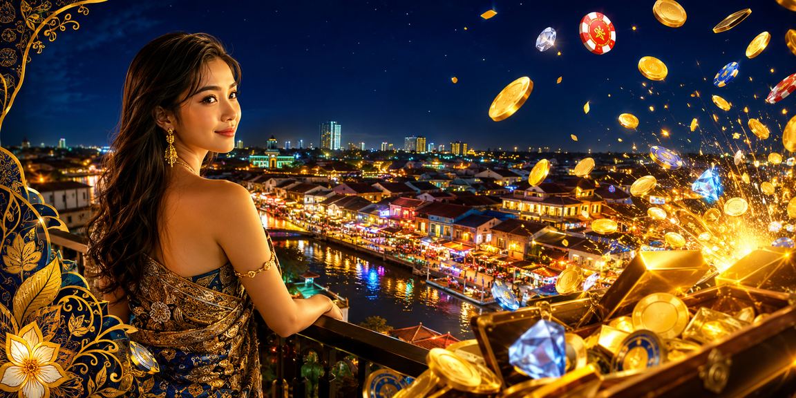 Bonus istimewa perayaan dengan corak batik Melaka yang meriah dan berwarna